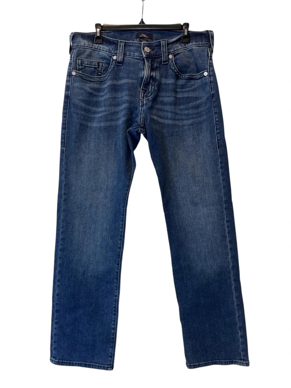 True Religion Ricky SN Flap Relaxed Straight Jeans Dark Denim Sz. 32x32 $159
